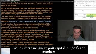 Systemic Risk in Insurance from Structured Finance