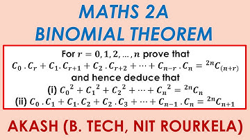 Binomial Theorem Important LAQ 13 | Maths 2A #maths2a #inter2ndyearmaths