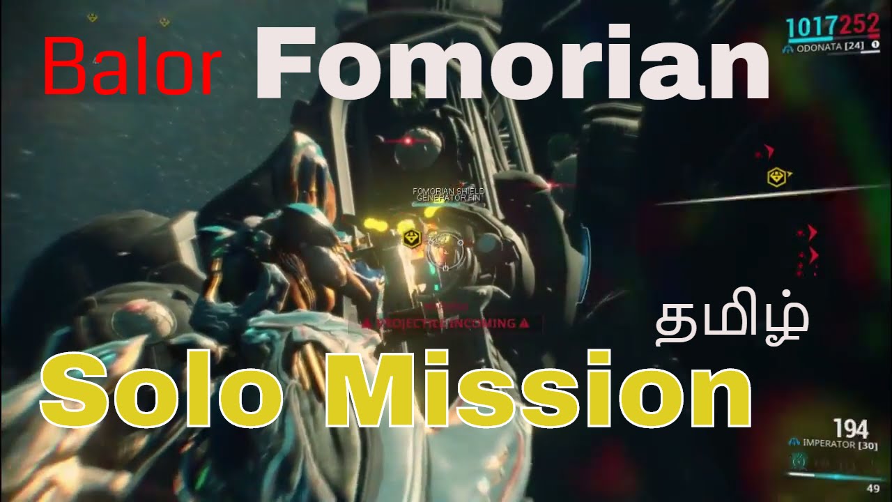 Fomorian Event Pluto Solo Mission Warframe | Tamil Language