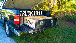 Homemade Truck Bed Tool box || Storage Drawers by DIY Creators 177,832 views 2 years ago 18 minutes