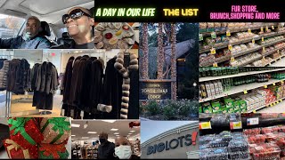 A day In The Life Vlog Miller Fur Amazon Clydes Tower Oaks Big Lots Brunch Date and More