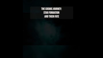 The Cosmic Journey: Star Formation and Their Fate