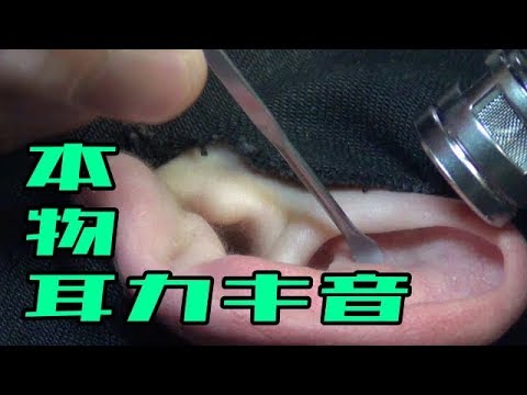 ASMR 本物の耳かき音part12　ステンレス耳掻き使用  Real Ear cleaning Sound/no talking