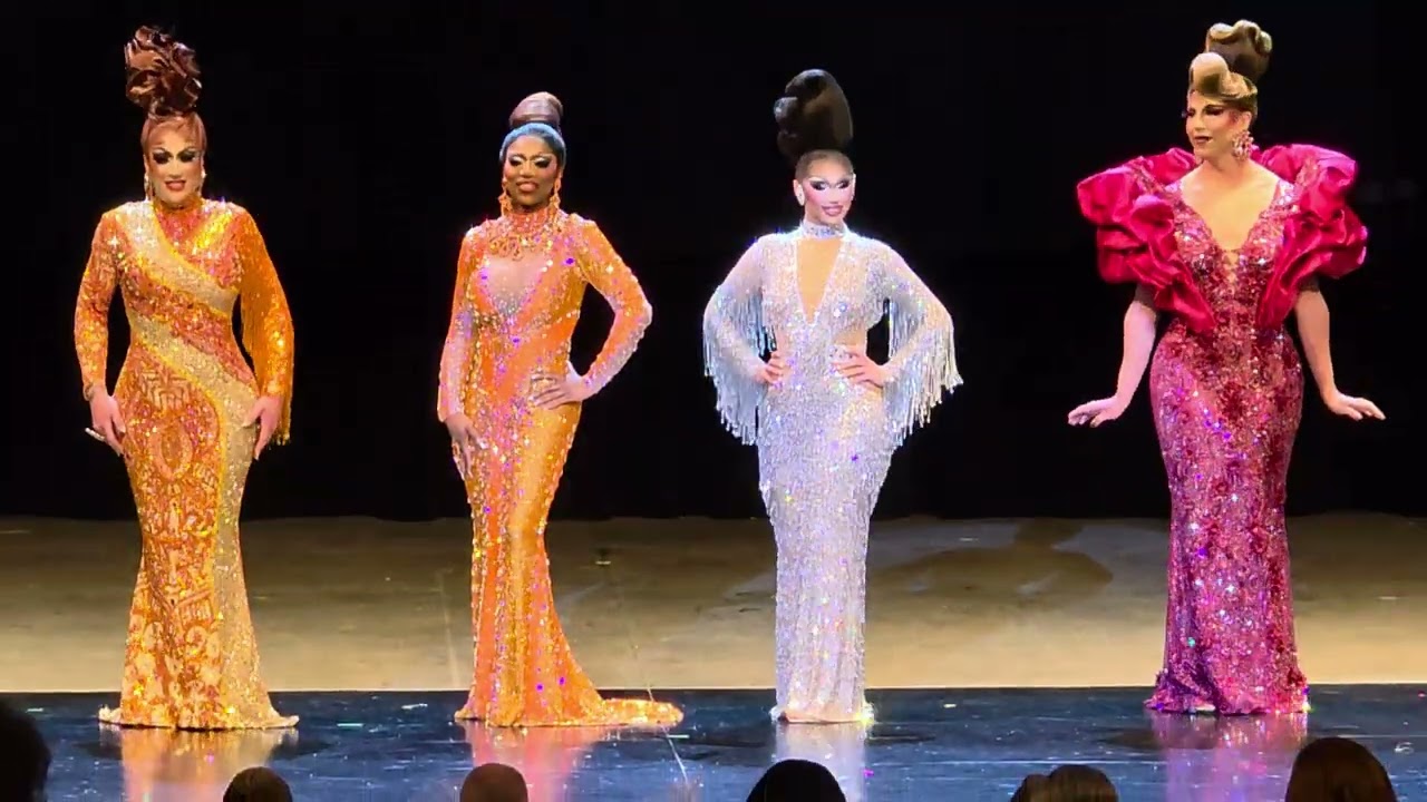 Comparativo Evening Gown Miss Gay USofA 2025 Final Night