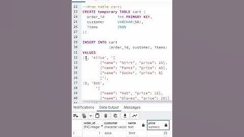 #16  JSON_ARRAY_ELEMENT. PostgreSQL function to expand JSON array to a set of JSON values. #shorts