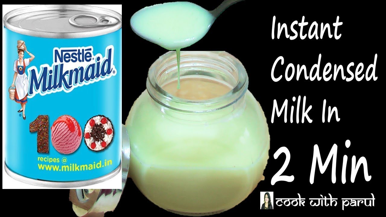 Instant Condensed milk in 2 Min Homemade Condensed milk How to make