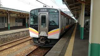 E129系B15編成新ﾆｲ 試運転(訓練) 東三条発車