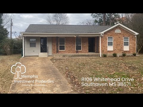 8106 Whitehead Dr, Southaven, MS home video tour