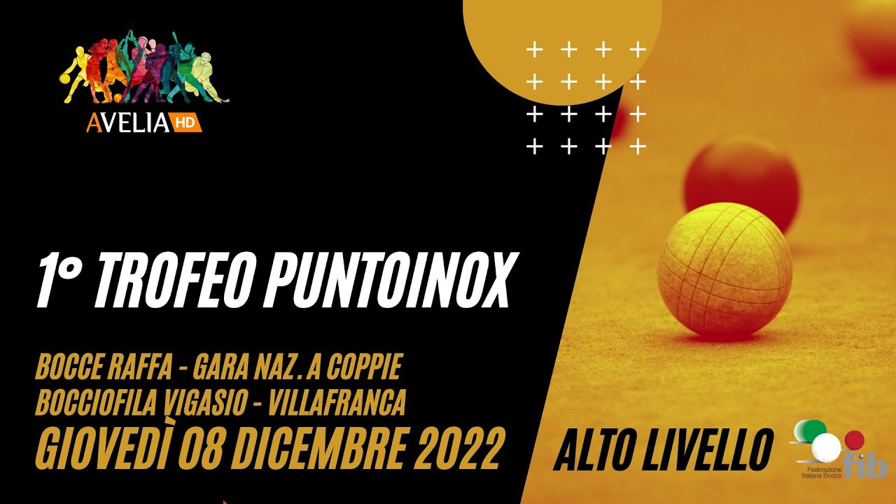 Bocce Raffa - 1° TROFEO PUNTOINOX