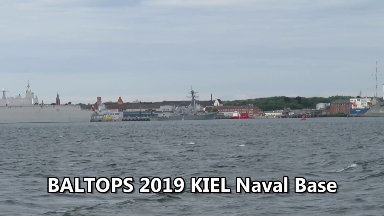 Корабли BALTOPS 2019 на военно-морской базе в Киле (Тирпитцх...