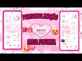 Personalização rosa fofinha. 🥰🩷🌺🪷