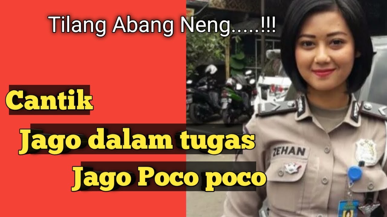 Polwan cantik jago poco poco.