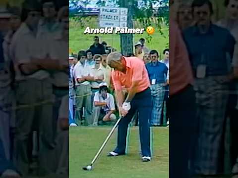 Arnold Palmer’s swing in the 1970s 😍 #funny #shorts #reels #golf #girl #asmr