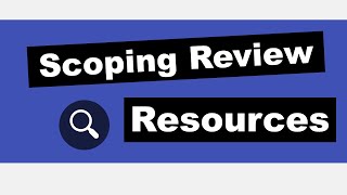 Scoping Review Resources | Five Minute Friday