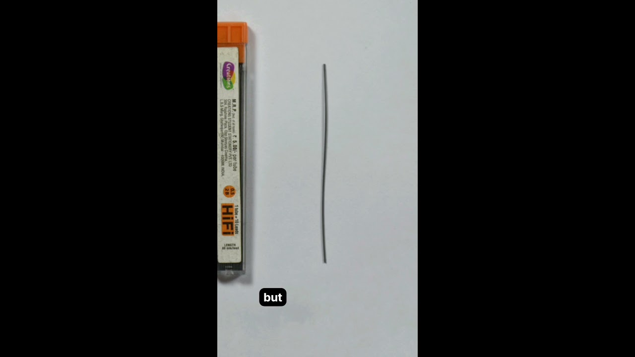 Strange Things Happening To Mechanical Pencil Lead 