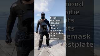 Rust Black Diamond Full Armor Set #rust #rustshorts