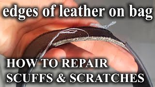 Simple repair of leather bags at home, in simple language.