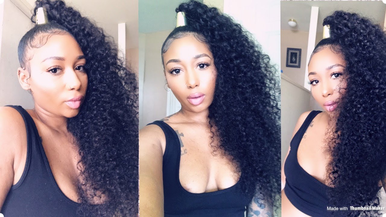 How To Slay A High Ponytail Using Bundle Hair Ft Beauty Forever Trend High Ponytail Hairstyles High Curly Ponytail Prom Ponytail Hairstyles