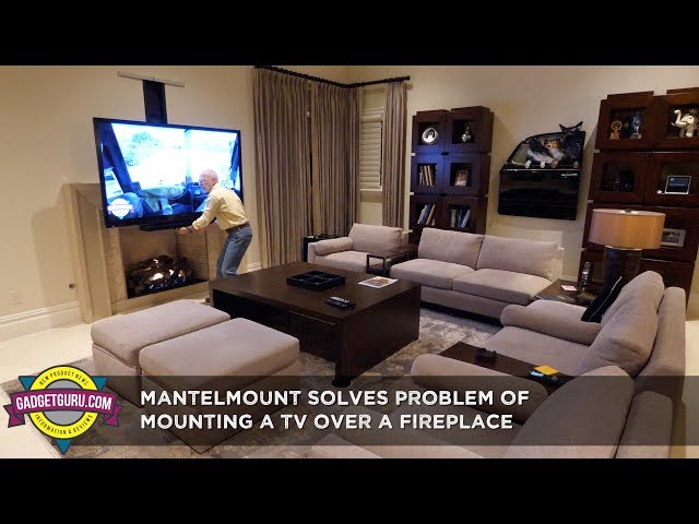 Problems With Tv Above Fireplace Can I Put A TV Above A Fireplace?