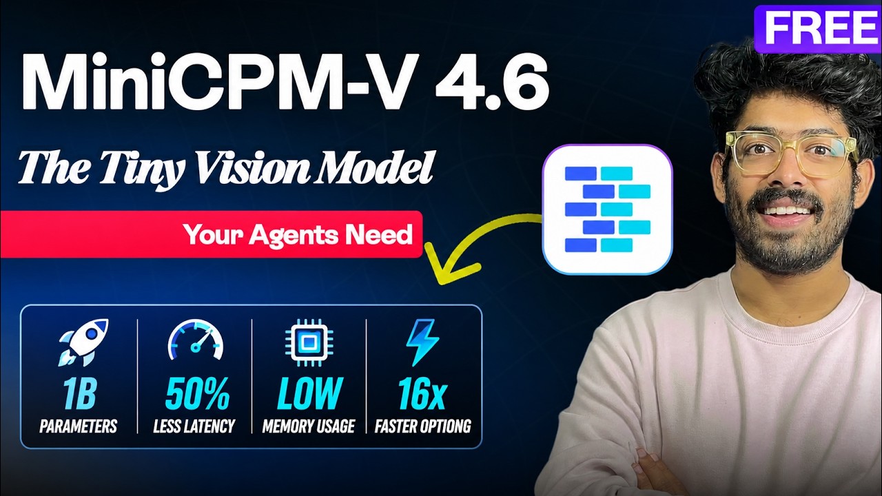 MiniCPM-V 4.6: The FREE Tiny Vision Model Your Agents Need | UNBELIEVABLY REAL!