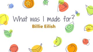 Billie Eilish - What Was I Made for? (Lyric \& Terjemahan Bahasa)