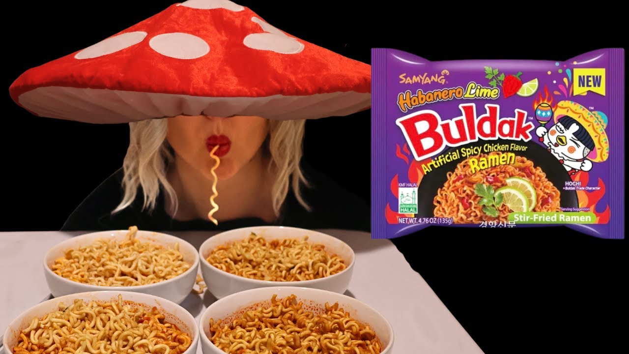 Buldak Is the Spiciest Ramen in the World… I Regret This (ASMR Mukbang)