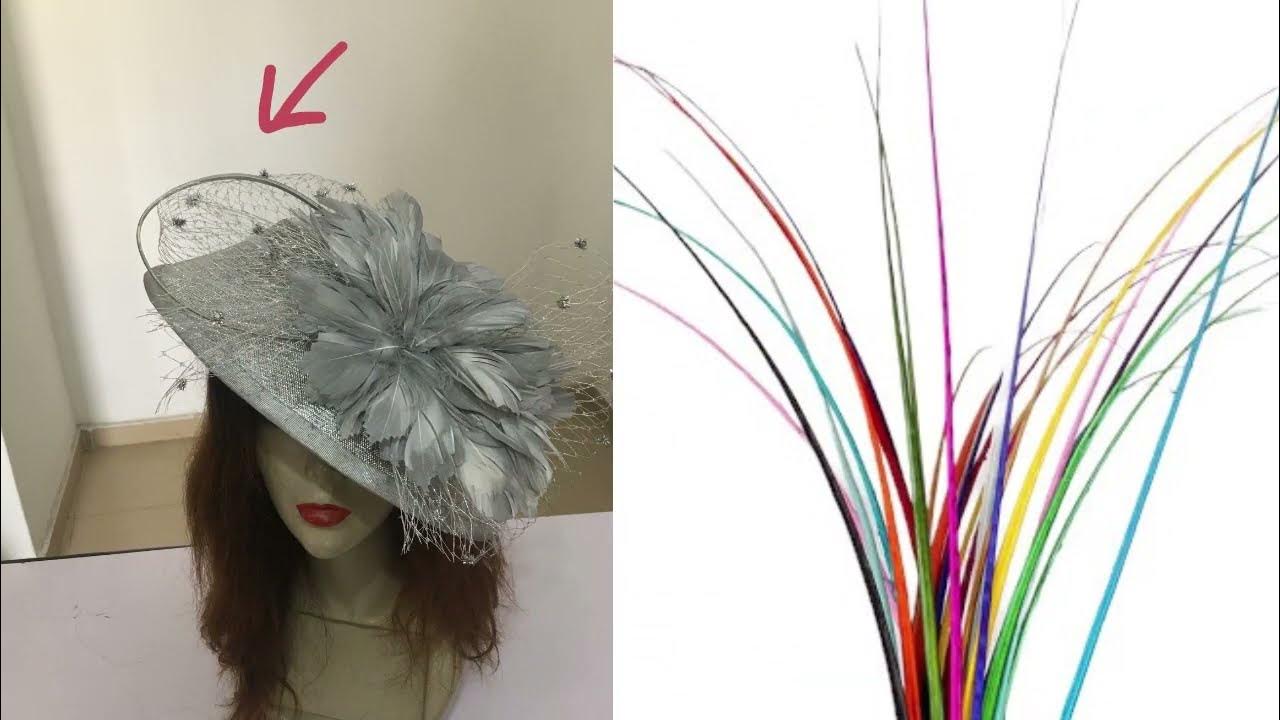 HOW TO CURL OSTRICH FEATHERS USING HOT WATER MAKE AN OSTRICH FEATHER