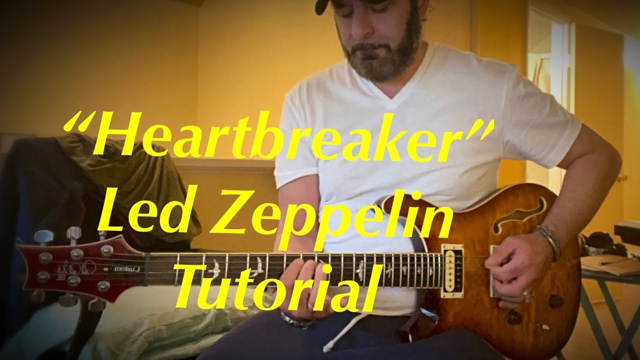 Heartbreaker by Led Zeppelin Guitar Tutorial YouTube
