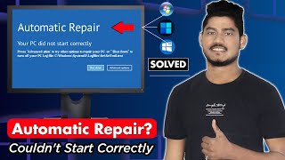 Fix Automatic Repair Loop in Windows 7,10,11 Your PC did not start Correctly hindi 2022