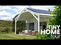 Luxury hamptons style tiny home tour  brisbane queensland  tiny house