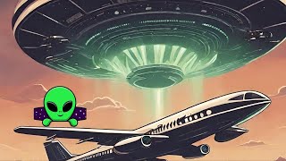 RARE Spinning Alien UFO Inspects Aircraft Over Philly!