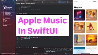 SwiftUI Apple Music Player - Creating Widgets