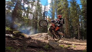 Poughkeepsie Gulch, Toughest road in the San Juans, Colorado - KTM 690