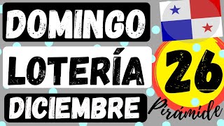 Piramide Suerte Domingo 26 de Diciembre 2021 Decenas Para Jugar en Loteria Nacional Panama Dominical