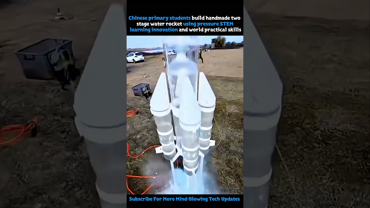Primary Students Of China Built Two Stage Rocket 🤯 