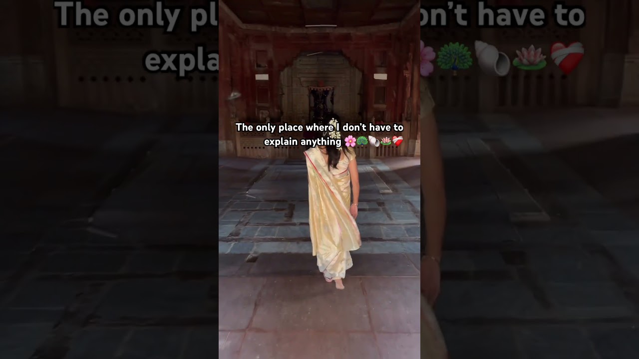 424 years old Shri krishna temple 🪷🦚❤️ 