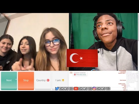 IShowSpeed Goes on Omegle and talks to Turkish girls