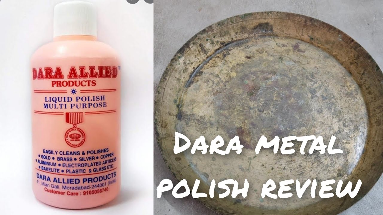 Dara Allied Liquid Polish For Brass Metal Shining Silver Polish