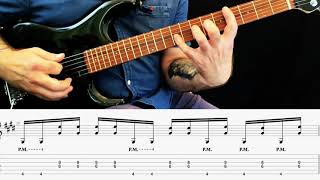 Terminal Velocity by John Petrucci - How to play - Guitar lesson with tabs