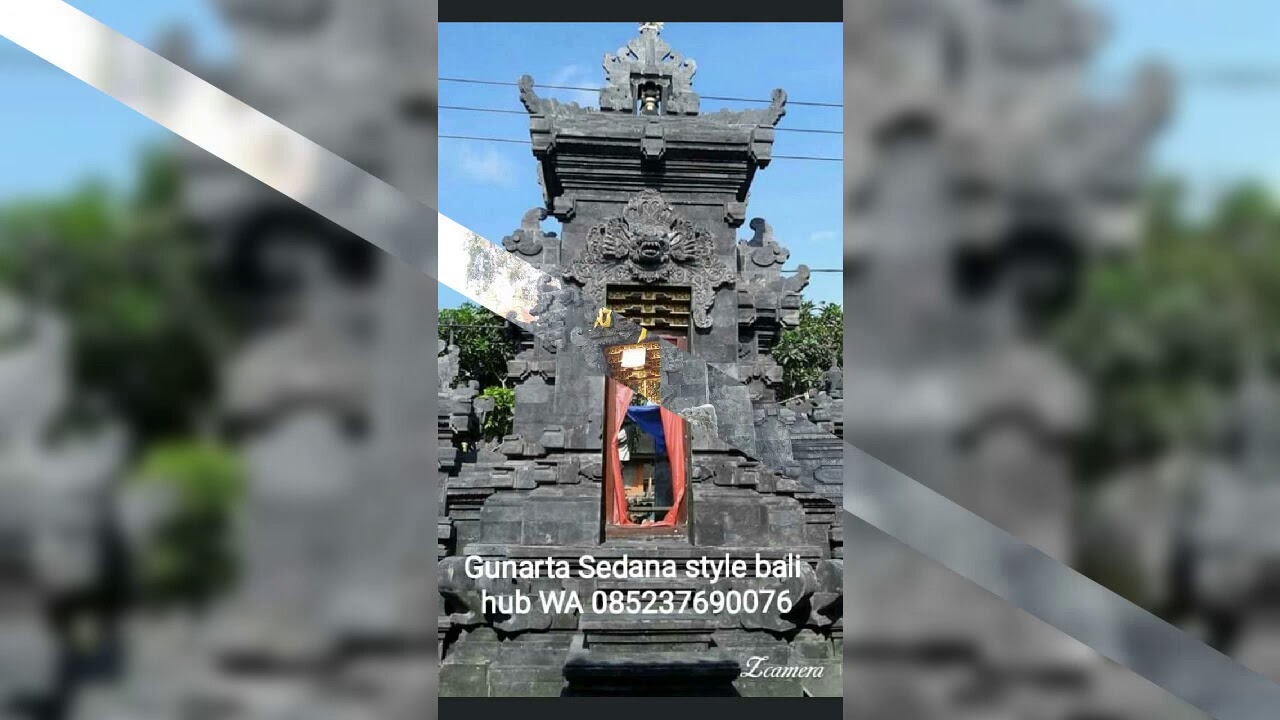 Batu alam style bali - YouTube