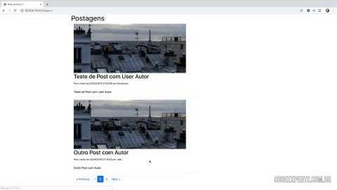 Symfony 4 - Bootstrap 4 na Paginação