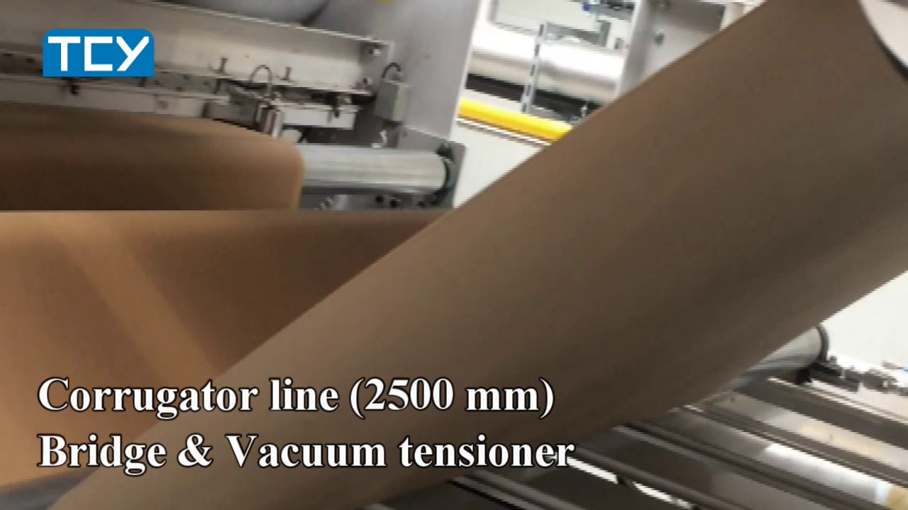 TCY Corrugator 2500MM Servo control