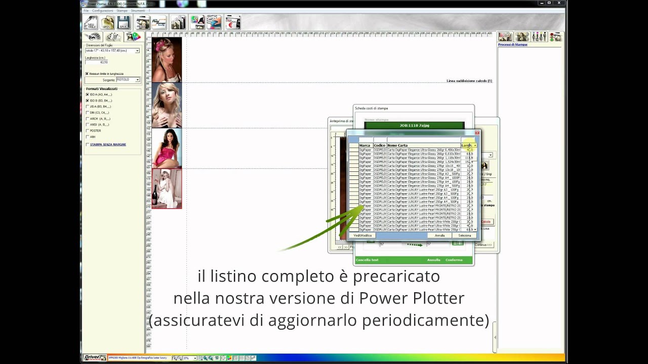 VideoGuida modulo Cost Manager per costi di stampa con Power Plotter