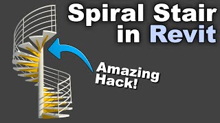 Spiral Stair in Revit Tutorial