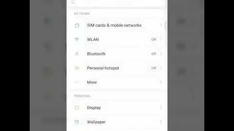 REDMI NOTE 5 PRO CALL SETTINGS