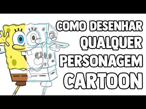 Vídeo: Como Desenhar Personagens De Desenhos Animados