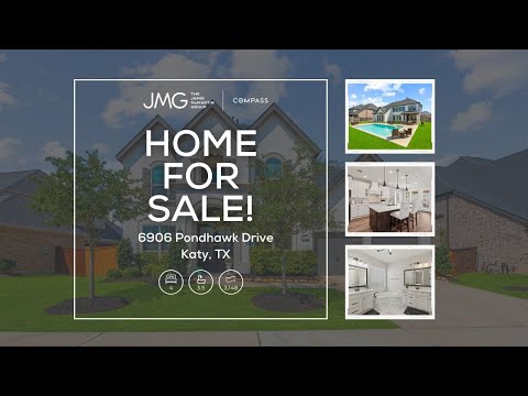 6906 Pondhawk Dr, Katy, TX home video tour