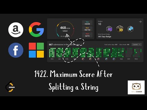 LeetCode 1422: Maximum