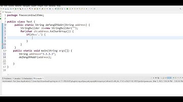 Defanging an IP address #day1#javacode#stringproblem