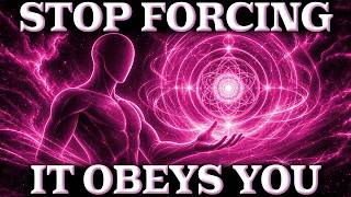 Do NOT Skip This The Hologram Only Obeys You When You Stop Forcing It
